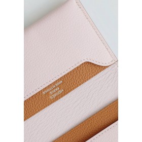 Hermes R.M.S Card Holder in Mauve Pale Evergrain Calfskin
