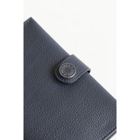 Hermes R.M.S Passport Holder in Blue Nuit Evercolor Calfskin
