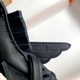 Hermes Rodeo Pegase PM Bag Charm in Black Lambskin