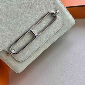 Hermes Roulis Mini 18 Bag in Vert Fizz Evercolor Calfskin
