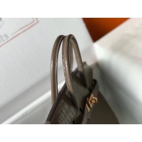 Hermes Touch Birkin 25cm Limited Edition Taupe Bag