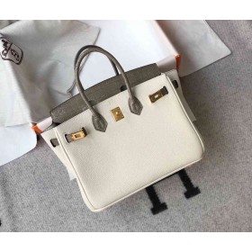 Hermes Touch Birkin 25cm Limited Edition White Bag