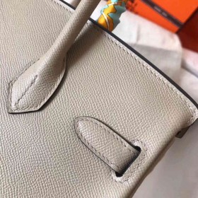 Hermes Birkin 30 Handmade Bag In Tourterelle Epsom Leather